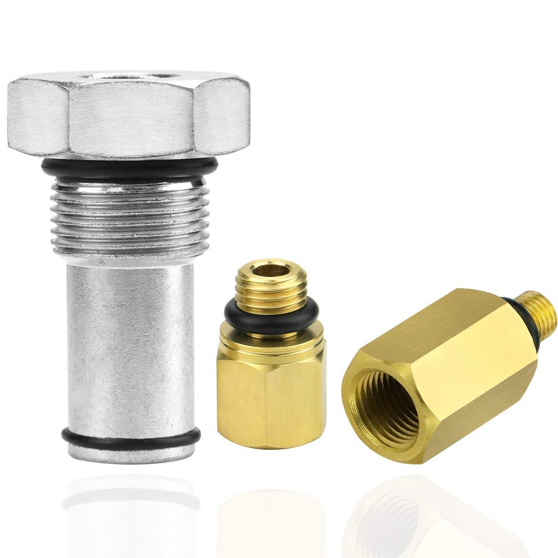 Mekar 2PCS Oil Rail Adapters Kits and 1 PC 6.0 High Pressure Oil Pump IPR Valve Air Test Fitting Tool Compatible with Ford 6.0L Powerstroke Diesel Engine - Image 4